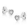 .925 Sterling Silver 1/10 Cttw Miracle-Set Diamond