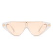 Zedillia - Triangle Mod Irregular Fashion Vintage Geometric Retro Sunglasses