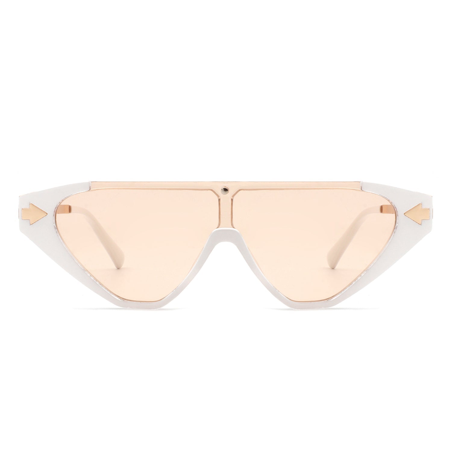 Zedillia - Triangle Mod Irregular Fashion Vintage Geometric Retro Sunglasses