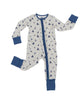 Blue Jays - Long Sleeve Zipper Sleep Romper