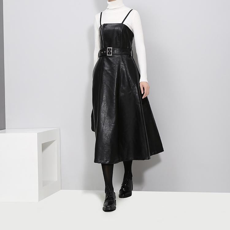 Robe en cuir végétalien Musset