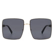 Evangely - Classic Square Tinted Fashion Oversize Women Sunglasses