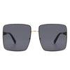 Evangely - Classic Square Tinted Fashion Oversize Women Sunglasses