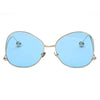 Eugene - Women's Trendy Oversized Pantone Lens Sunglasses