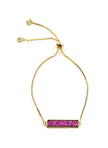 Bracelet barre Bethany Druzy en or