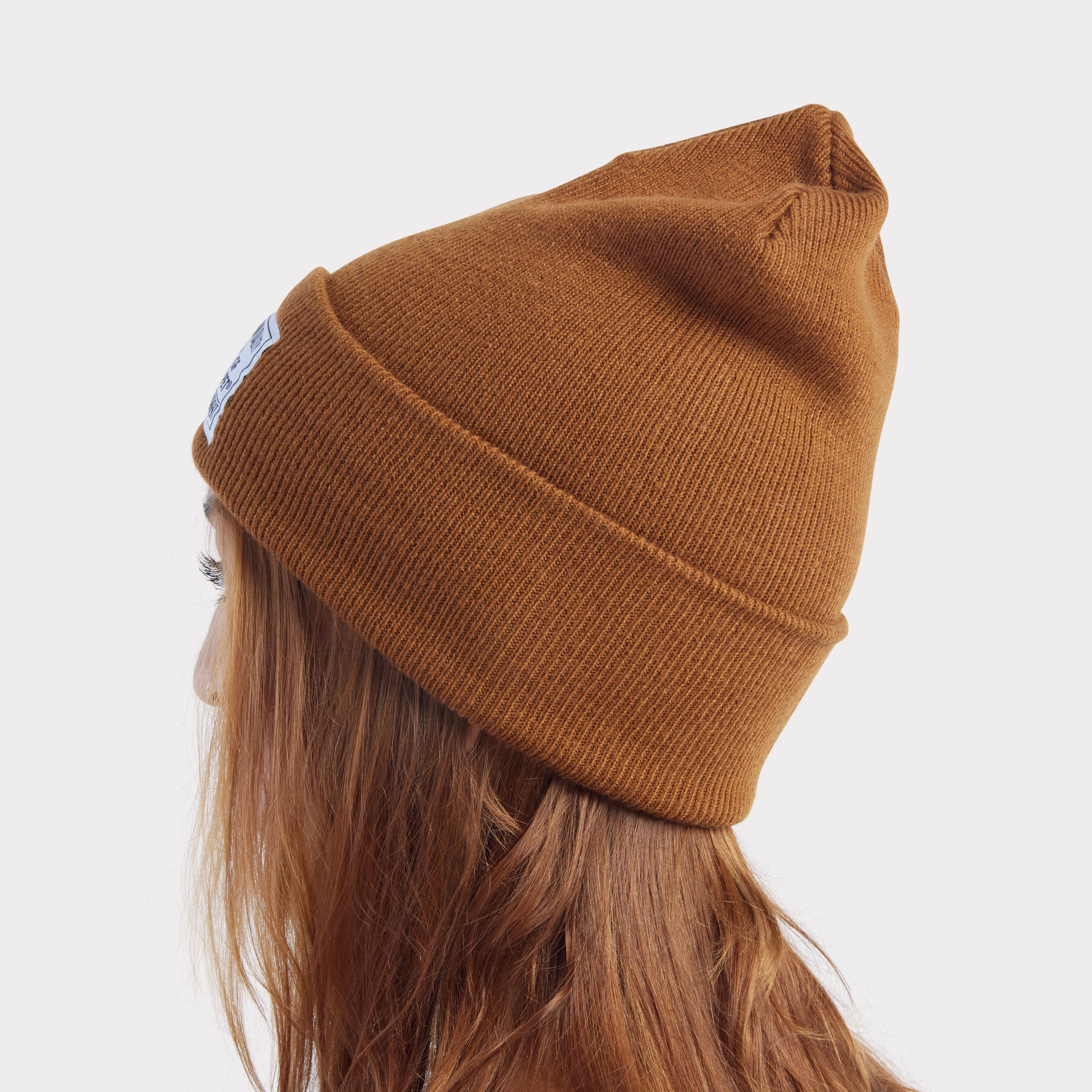 Bonnet Logo Humain - Caramel