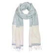 Airy Cotton Stripe Scarf