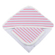 Ensemble serviette et gant de toilette à capuche en bambou Candy Stripe