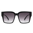 Verdiana - Women Chic Flat Top Tinted Fashion Square Sunglasses