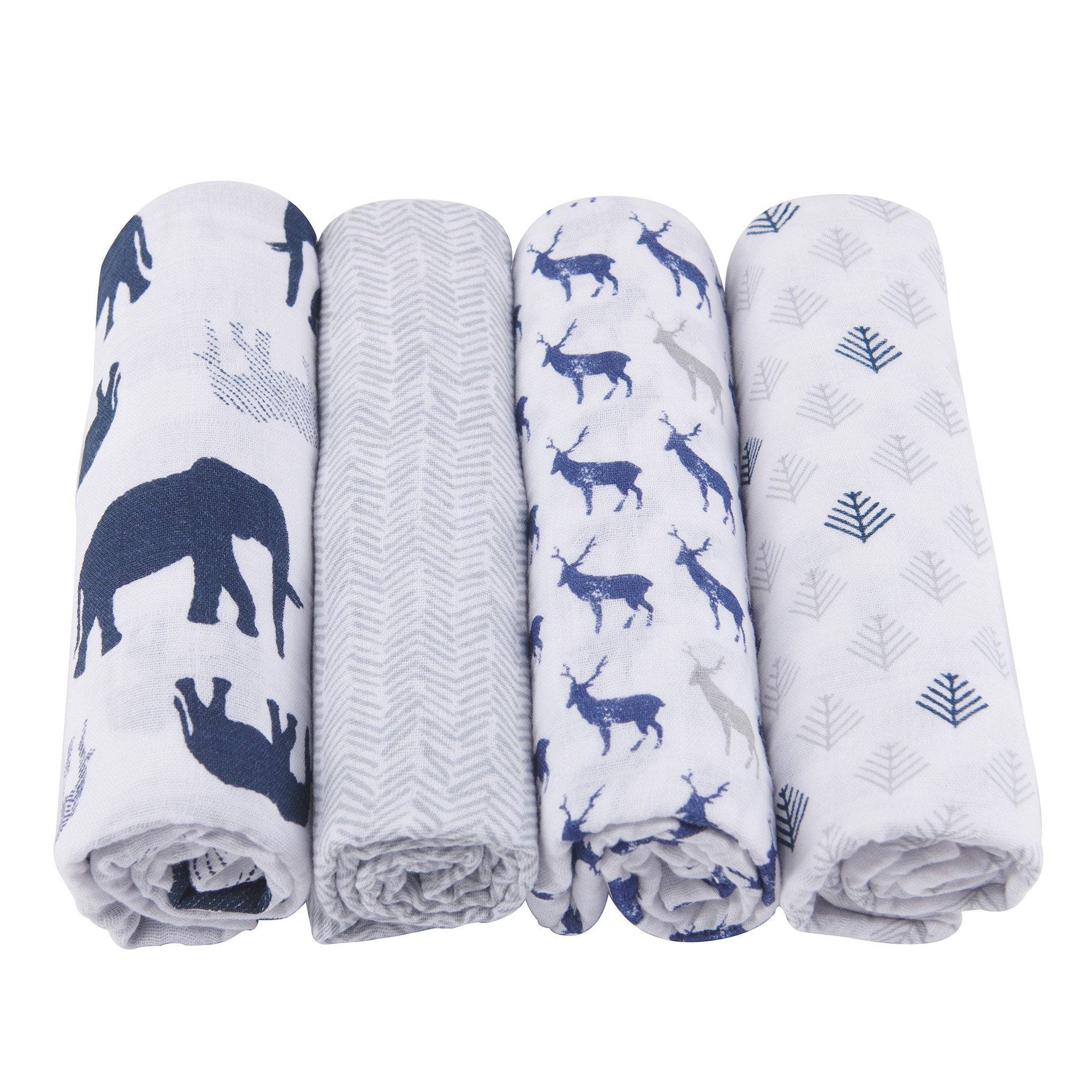 Swaddle en mousseline de coton In the Wild, paquet de 4