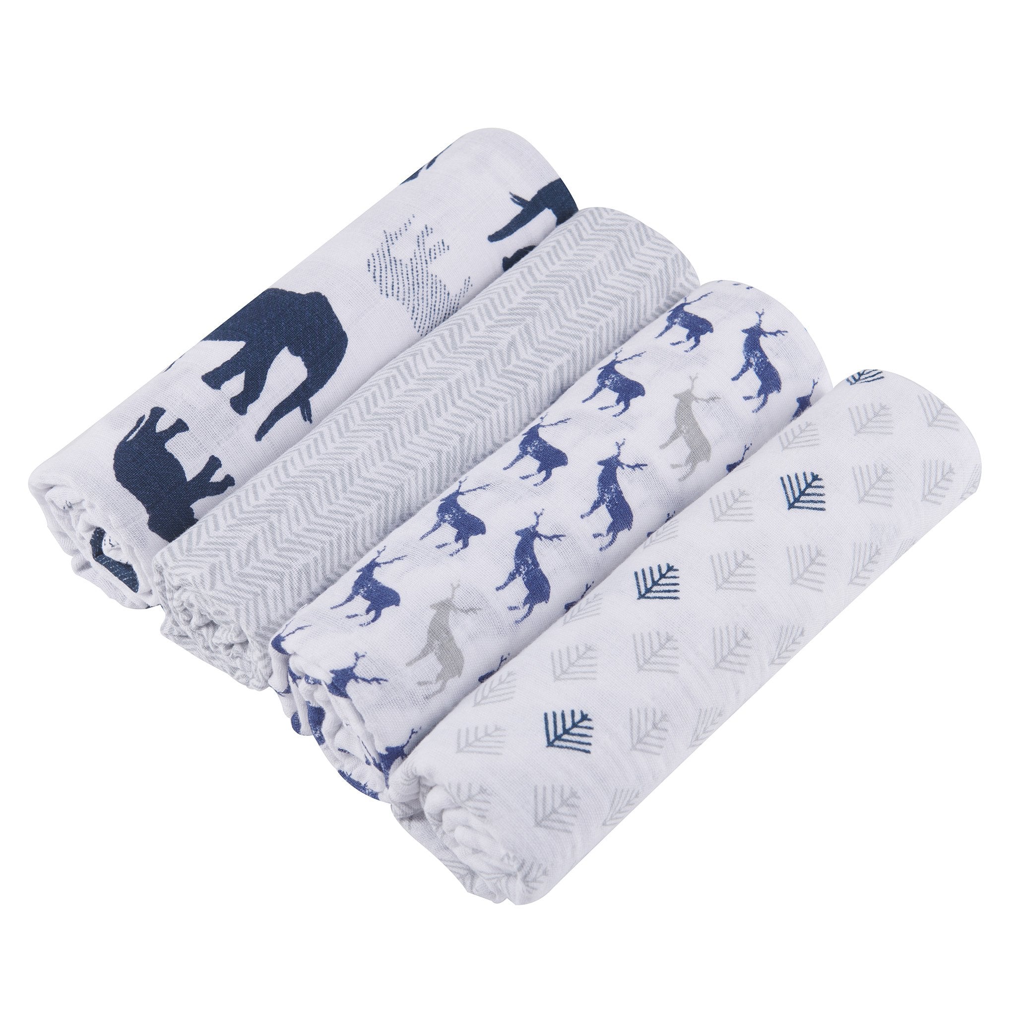 Swaddle en mousseline de coton In the Wild, paquet de 4