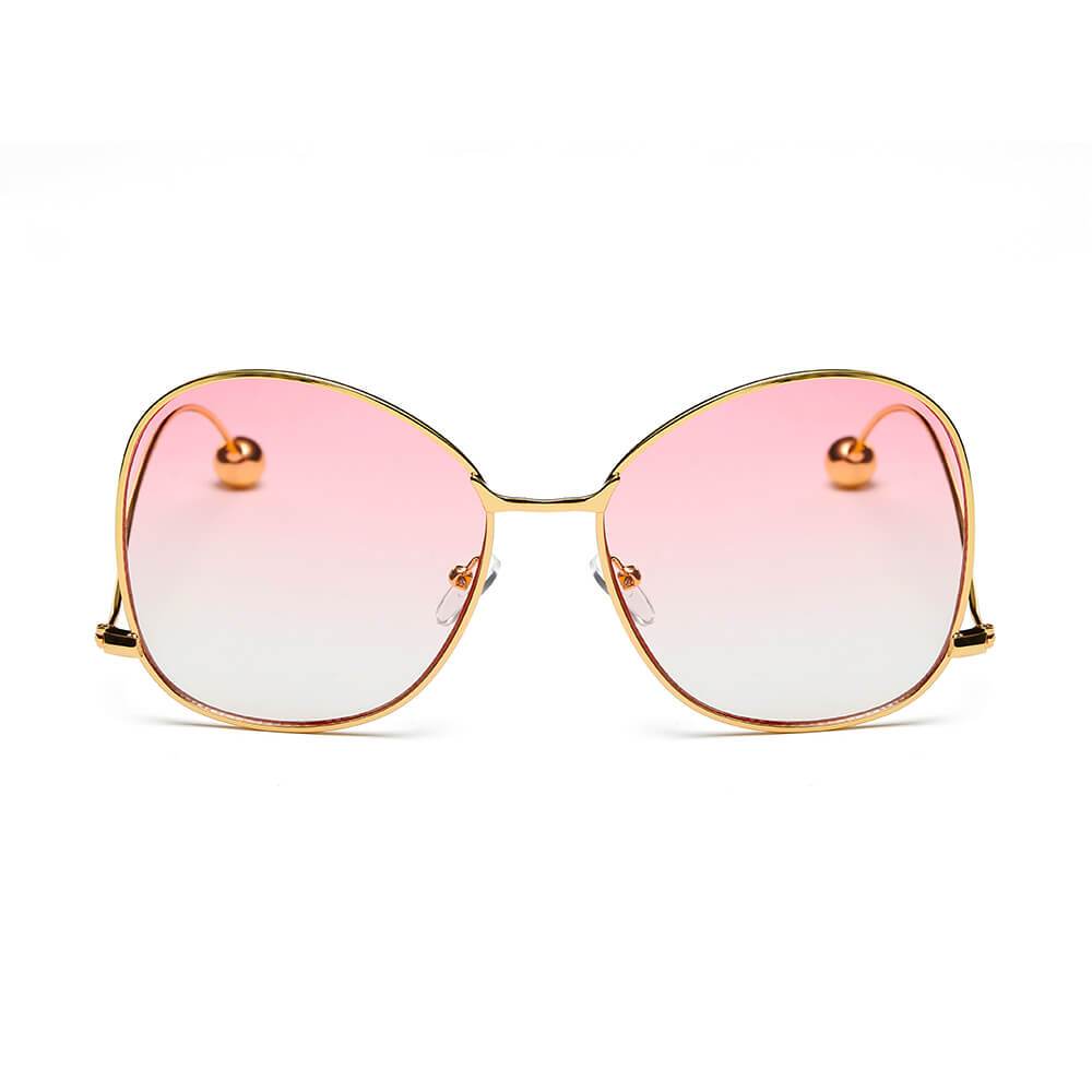 Eugene - Women's Trendy Oversized Pantone Lens Sunglasses