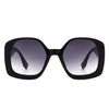 Kaleidos - Oversize Chunky Square Women Fashion Sunglasses