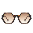 Starpath - Geometric Round Irregular Tinted Fashion Sunglasses