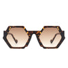 Starpath - Geometric Round Irregular Tinted Fashion Sunglasses