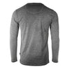 ZIMEGO T-shirt Henley à manches longues et col rond pour homme avec boutons vintage