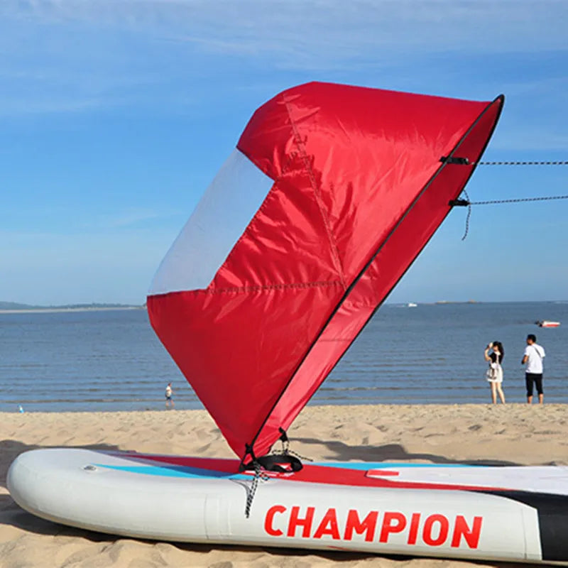 Voile de paddleboard downwind