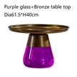 Classic Design Sebastian Herkner Round Glass Tea Side Table