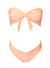 Zoey Bandeau Top & Classic Bottom - Peach