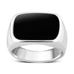 Black Onyx Stone Sterling Silver Ring