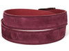 PAUL PARKMAN Ceinture en daim violet pour hommes (ID#B06-PURP)