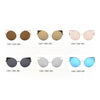 Dublin- Women Mirrored Lens Round Cat Eye Sunglasses