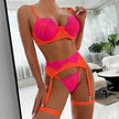 3-Piece Lace Lingerie Underwire Exotic Sets Ellolace