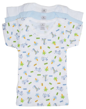 Bambini Printed Boys Short Sleeve Variety Pack