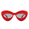 Vexa - Fashion Trendy Cat-Eye Thick Frame Lip Sunglasses