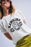 Indiana Hawkins Tigre T-Shirt Manche Courte