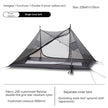 Double-Sided Silicon-Coated Pyramid Tent