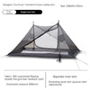 Double-Sided Silicon-Coated Pyramid Tent