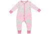 Long Romper in Pink Marseille Stripe