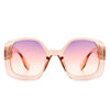 Kaleidos - Oversize Chunky Square Women Fashion Sunglasses