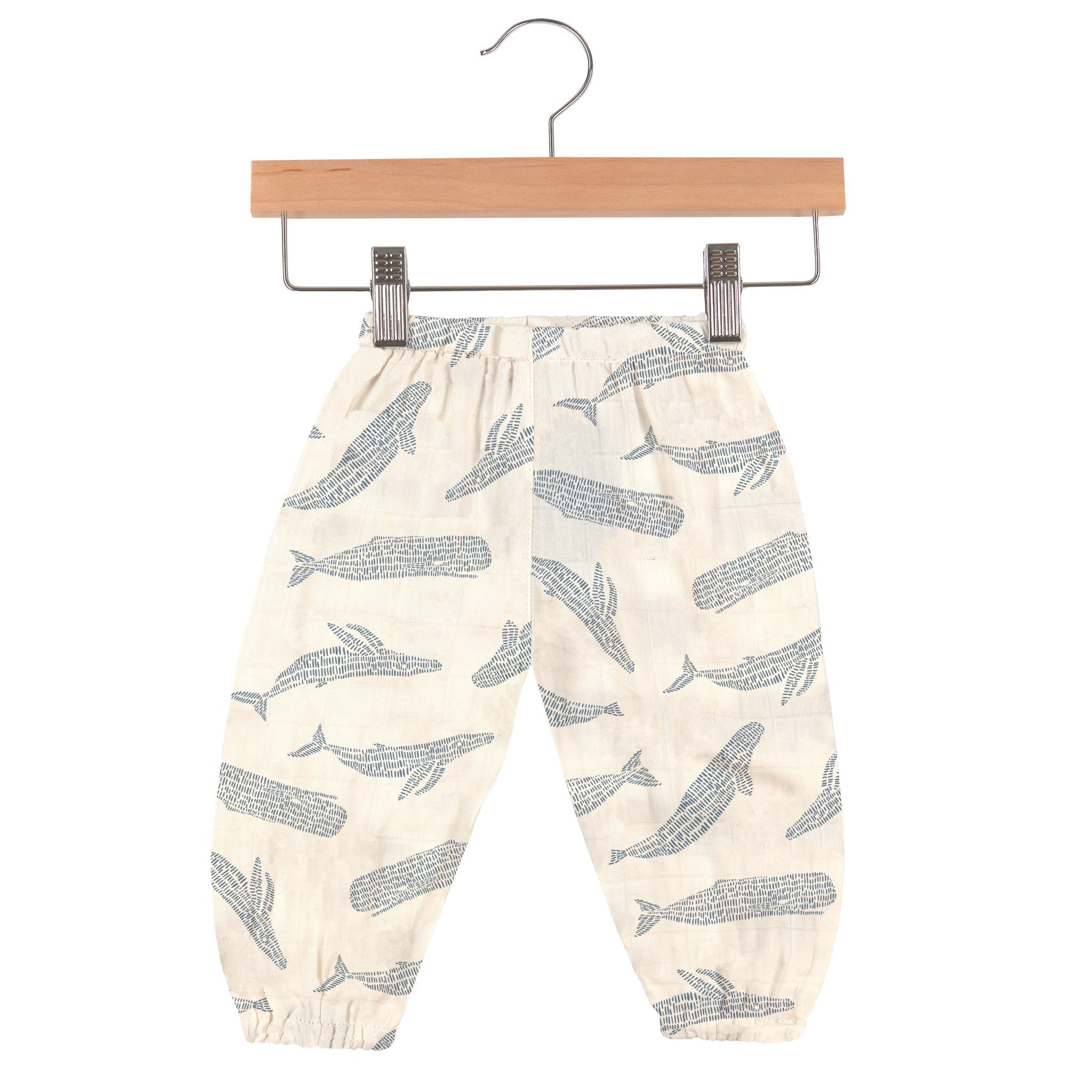 Mini-pantalon Newcastle en bambou Blue Shadow Whales