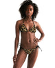 Animal Print Women's Triangle String Bikini