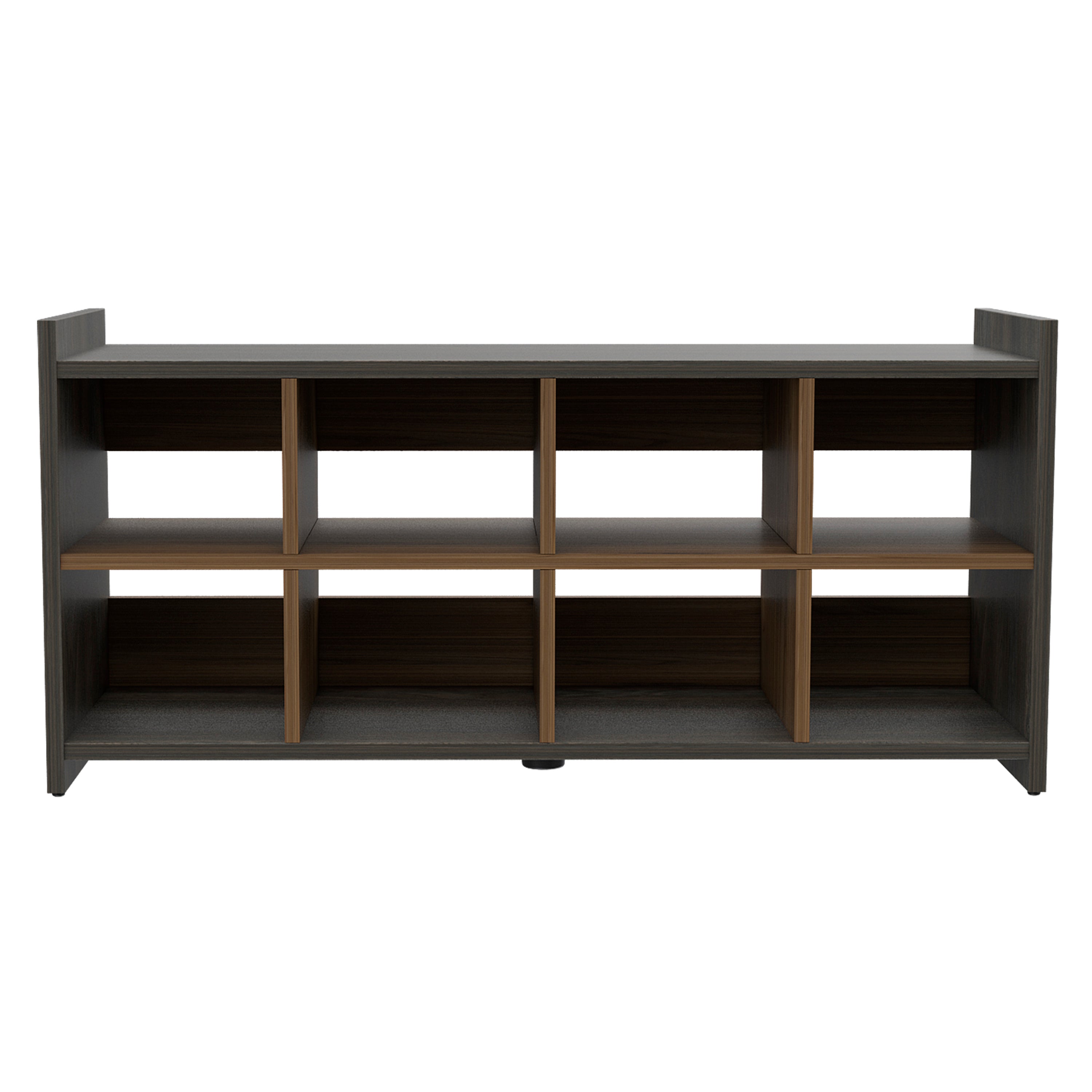 Shoe Rack Augusta, Eight Shoe Capacity - Espresso / Mahogany