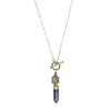 Amethyst Lariat Necklace