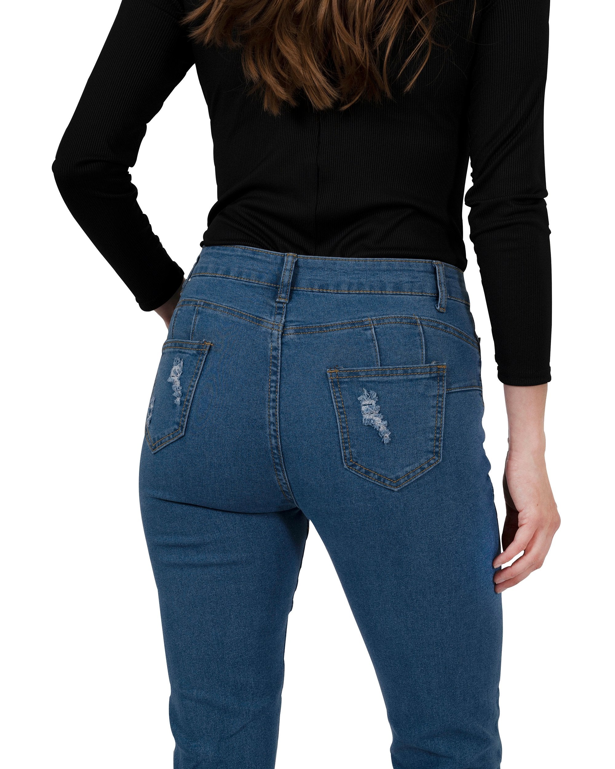 Jean skinny taille haute Via Rodeo