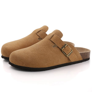 Fur Suede Clogs