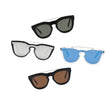 AIEA | Unisex Fashion Brow-Bar Single Flat Lens Round Sunglasses Circle