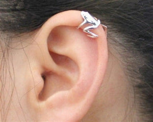 316L Stainless Steel Tree Frog Fake Cartilage Ear Cuff