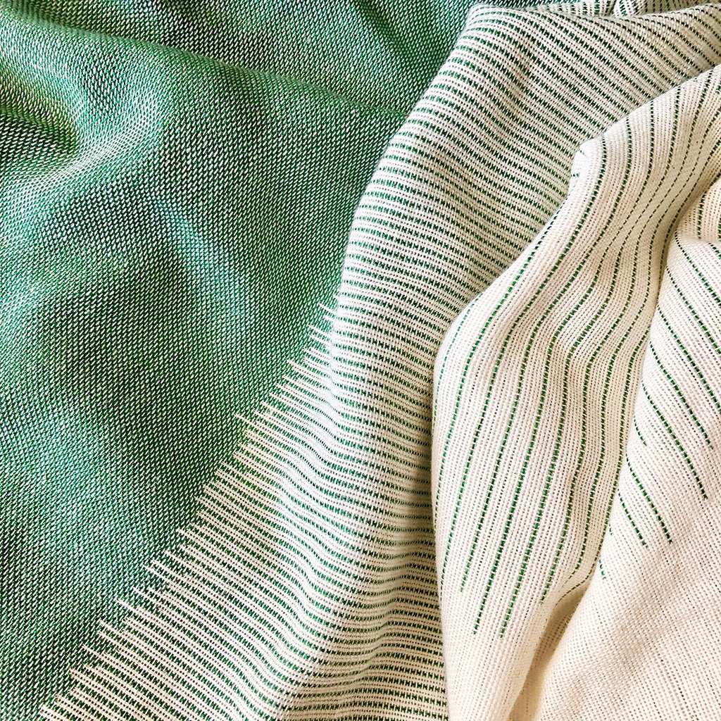 Striped Organic Cotton Scarf