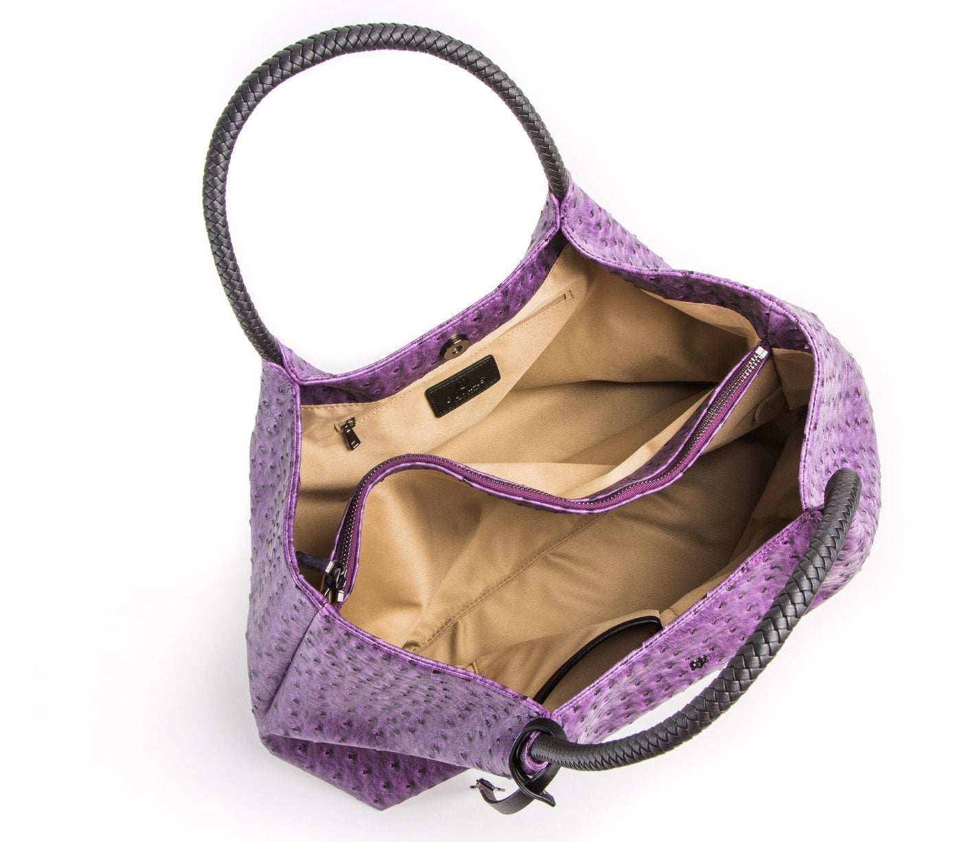 Naomi - Sac fourre-tout en cuir végétalien violet