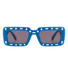 Undynite - Rectangle Irregular Frame Retro Fashion Square Sunglasses