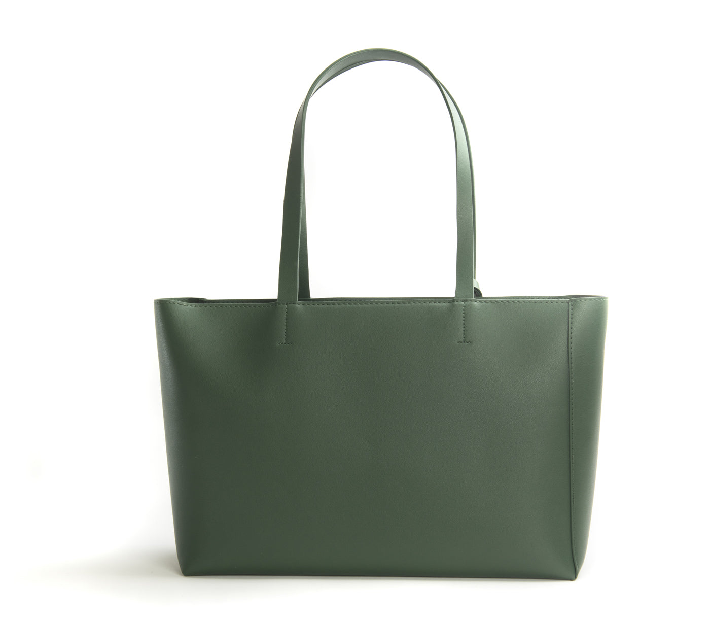 Tippi - Green Vegan Leather Tote Bag