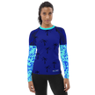 Rashguard Destination Ocean Sea Skinz Performance pour femmes UPF 40+