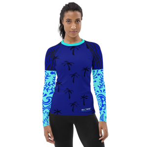 Rashguard Destination Ocean Sea Skinz Performance pour femmes UPF 40+