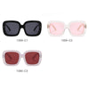 CLEMSON | Women Retro Trendy Vintage Bold Square Oversize Sunglasses