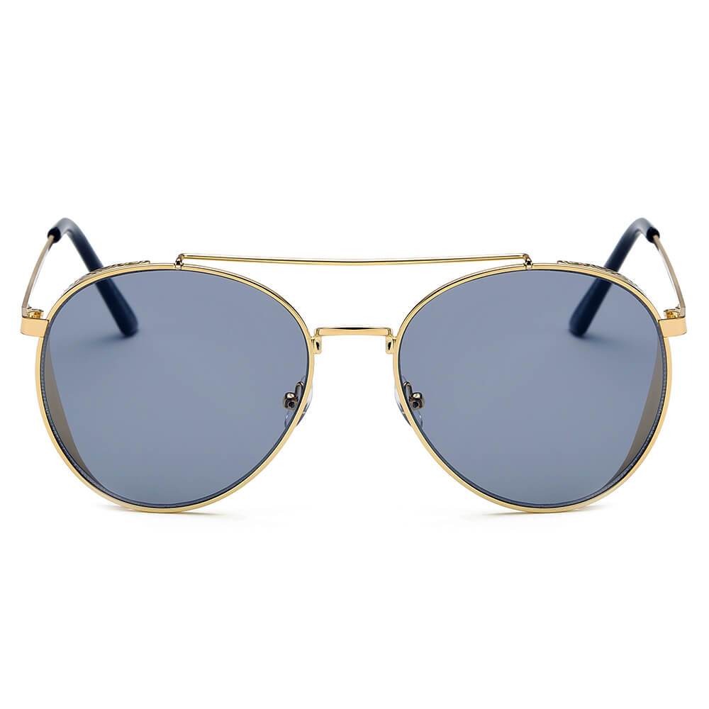 LAREDO | Modern Aviator Brow Bar Aviator Fashion Sunglasses